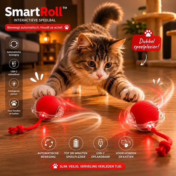 SmartRoll™ Interactieve Speelbal