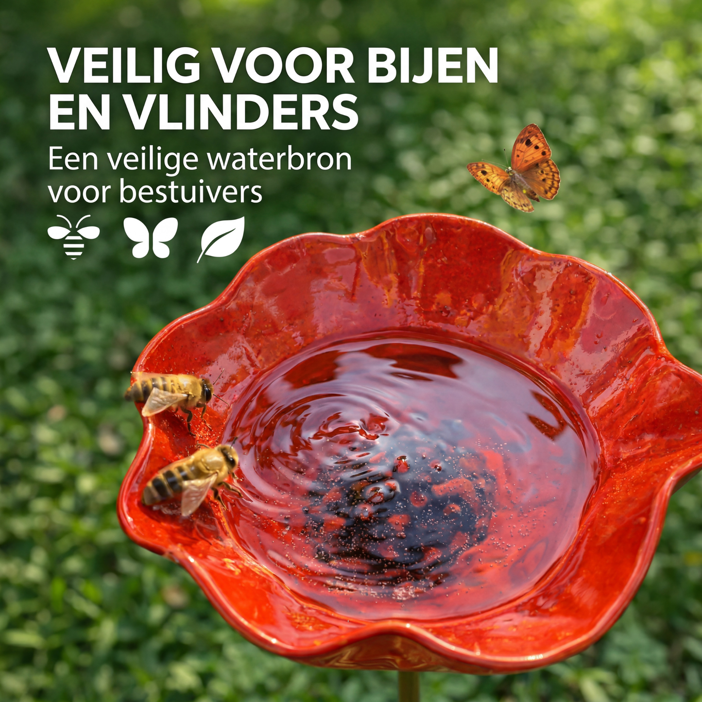 Bloemen Vogelbad