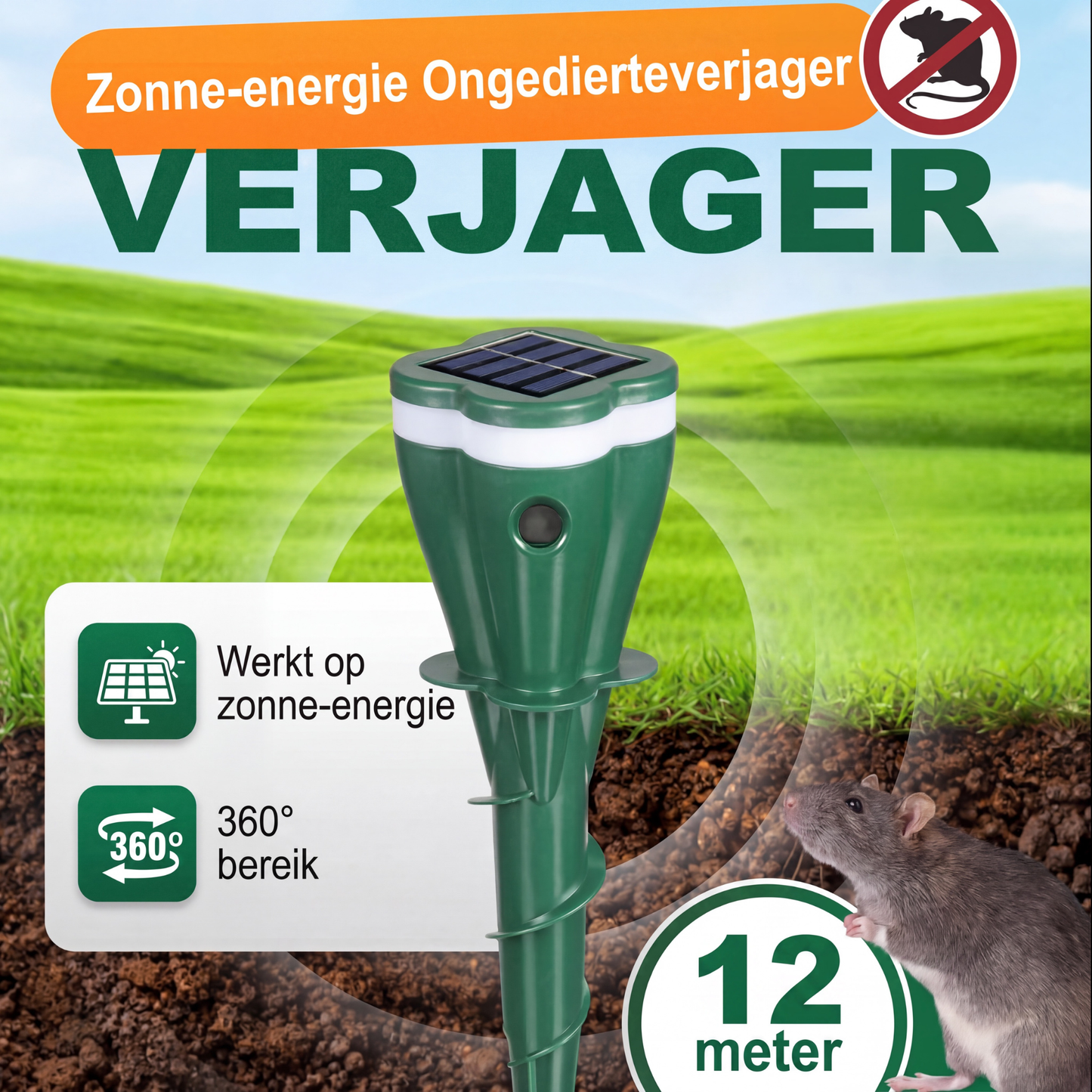 Zonne-energie Ongedierteverjager