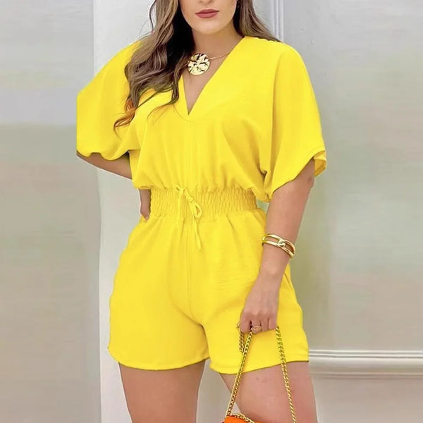 Zomer Jumpsuit met V-hals