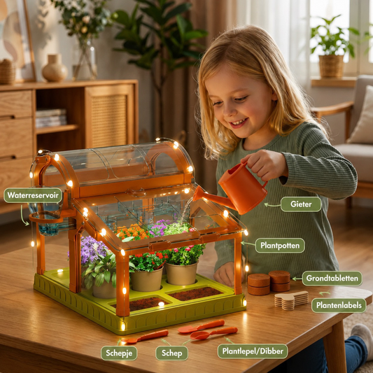 Transparante Plantenkas voor kinderen om te leren en plezier te hebben